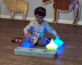 TTS Light Up Twist and Turn Spinning Tops EY10972B