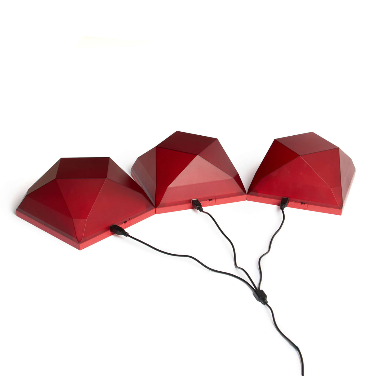 TTS Glow Jewelled Square 3pk EL46809B