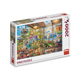 Dino Puzzle 2000 Pcs: Painting Studio 56139D