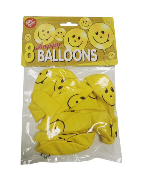 Bini Happy Balloons, 8 Pieces 80806H