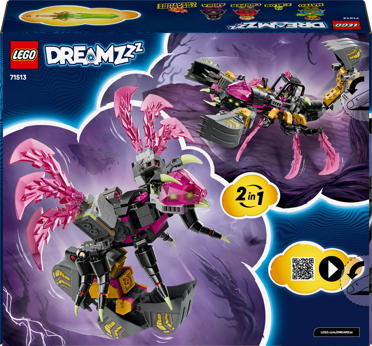LEGO DREAMZzz Nightmare Scorpion Digger 71513L