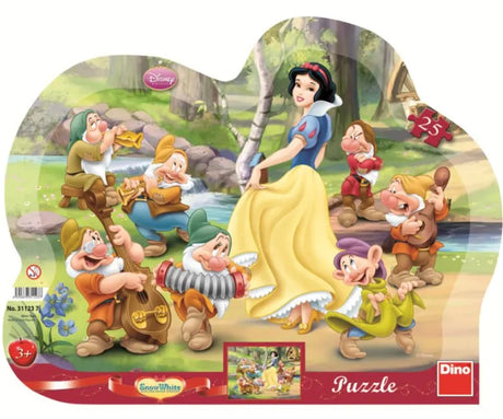 Dino Silhouette Puzzle 25 pc, Disney Snow White 31123D