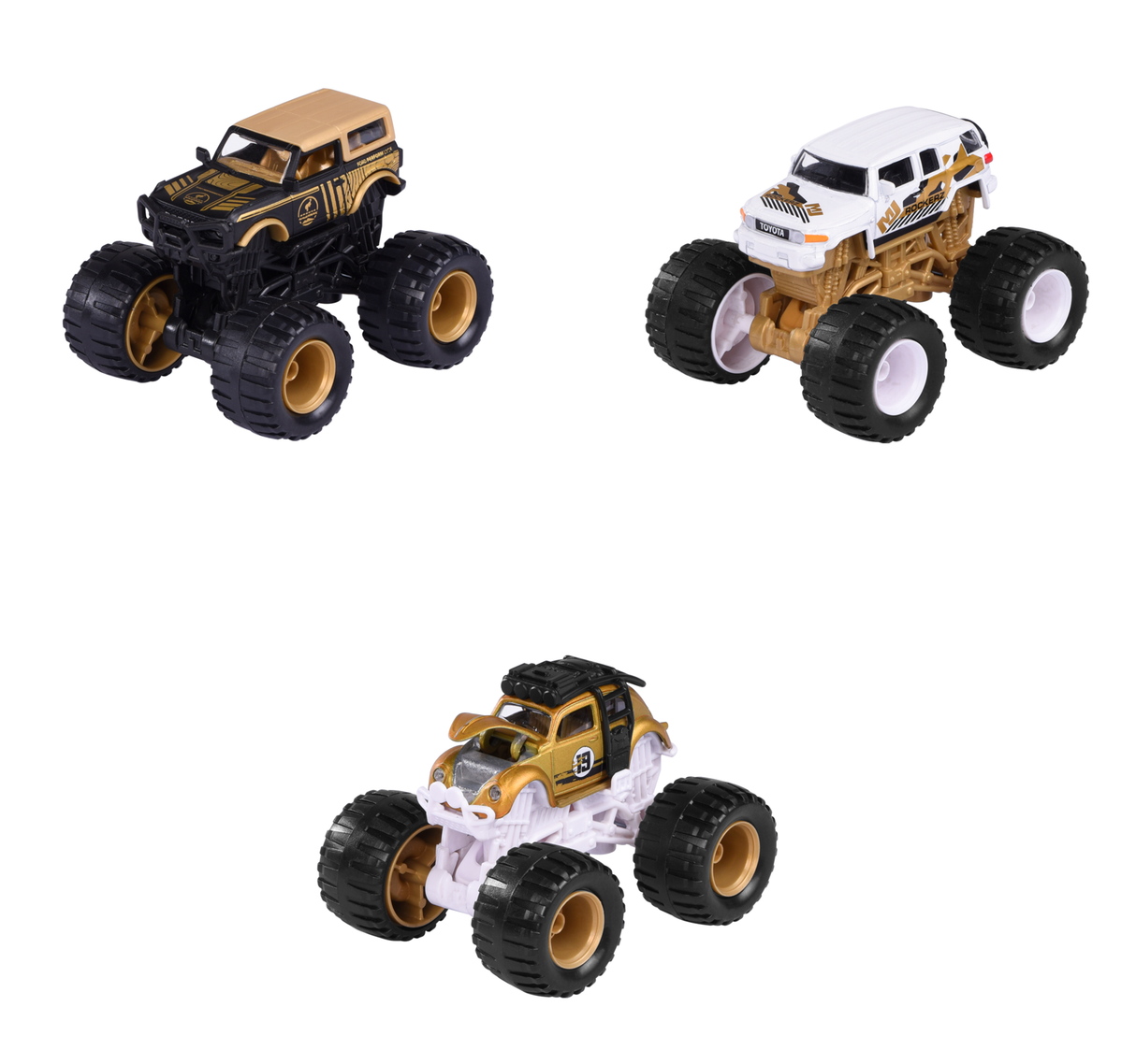 Majorette Monster Rockerz Golden 3 Difrent. 212054033B