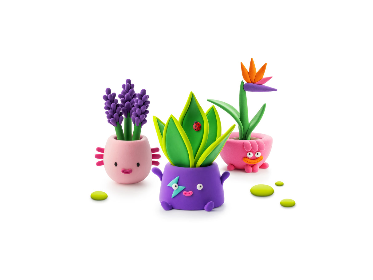 HEY CLAY Modeling Clay 15 Pieces: Plant Folks 15033E