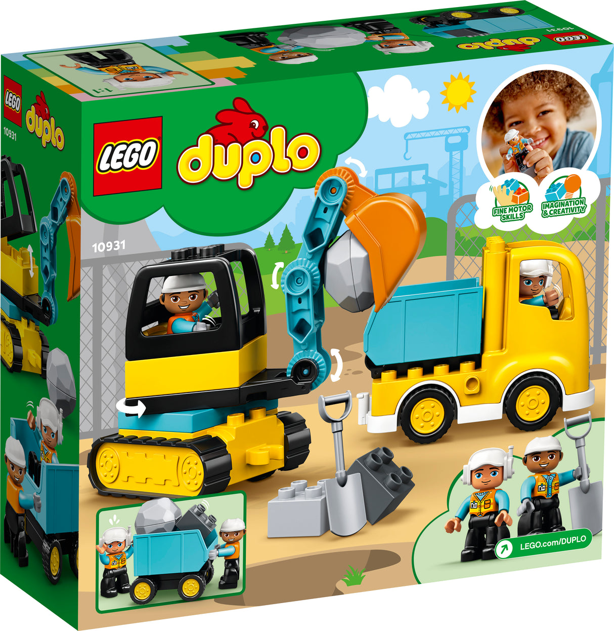 LEGO DUPLO Truck & Tracked Excavator 10931L