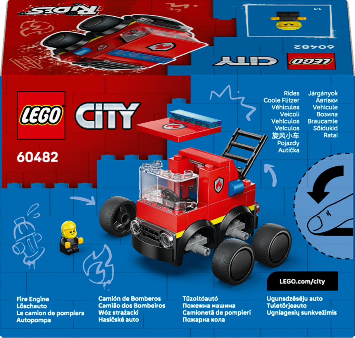 LEGO City Rides – Fire Truck 60482L