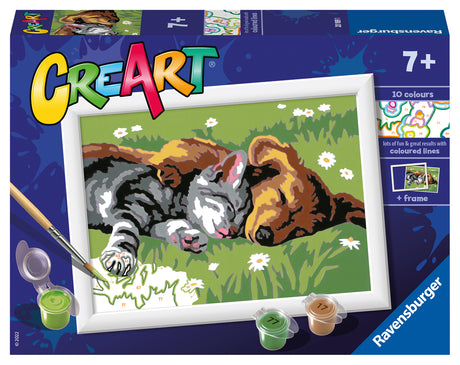 
Ravensburger Paint by Numbers Sleeping Friends 201891V