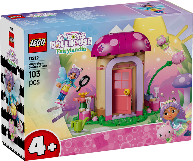 LEGO Gabby’s Dollhouse Kitty Fairy’s Garden House 11212L