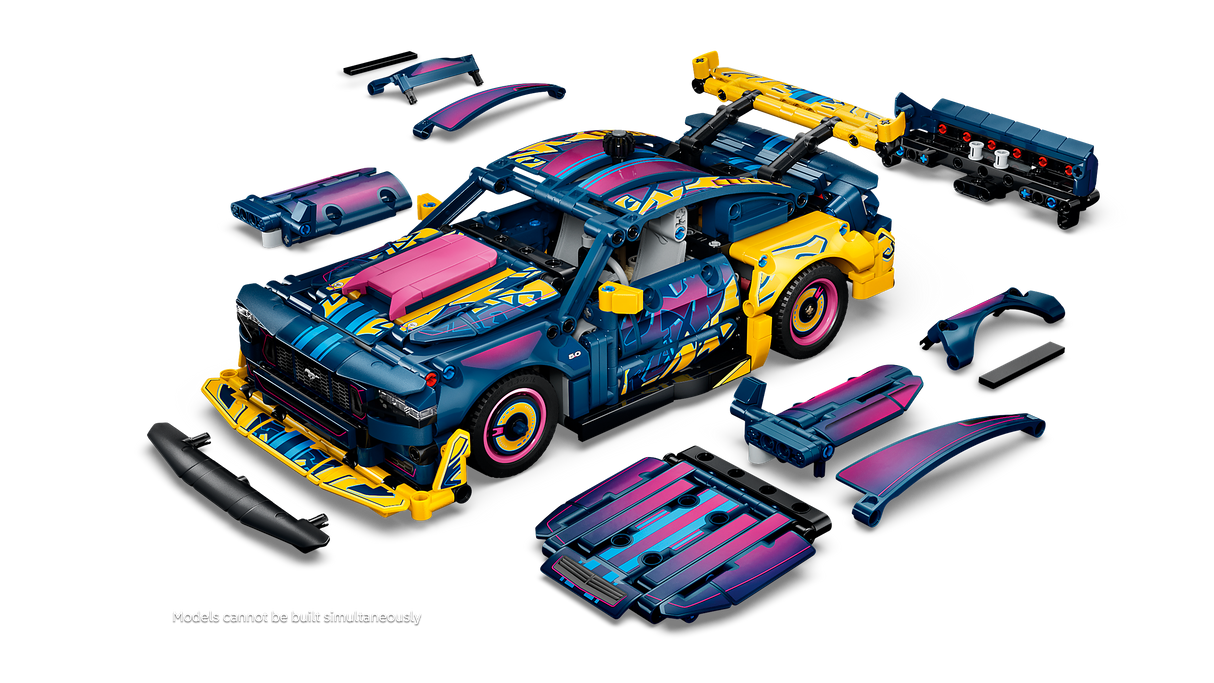 LEGO Technic Custom Garage Ford Mustang GT Car 42236L