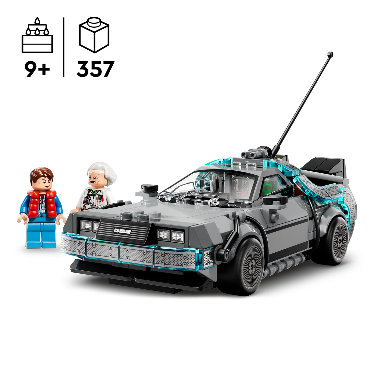 LEGO Speed Champions Time Machine from Back to the Future 77256L