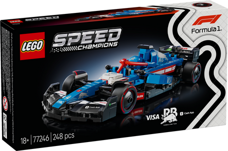 LEGO Speed Champions Visa Cash App RB VCARB 01 F1 Race Car 77246L