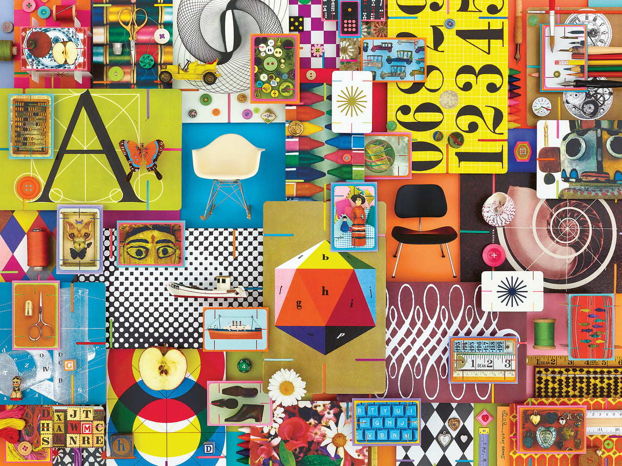 Ravensburger Puzzle 1500 pc Eames Variations 12000428V
