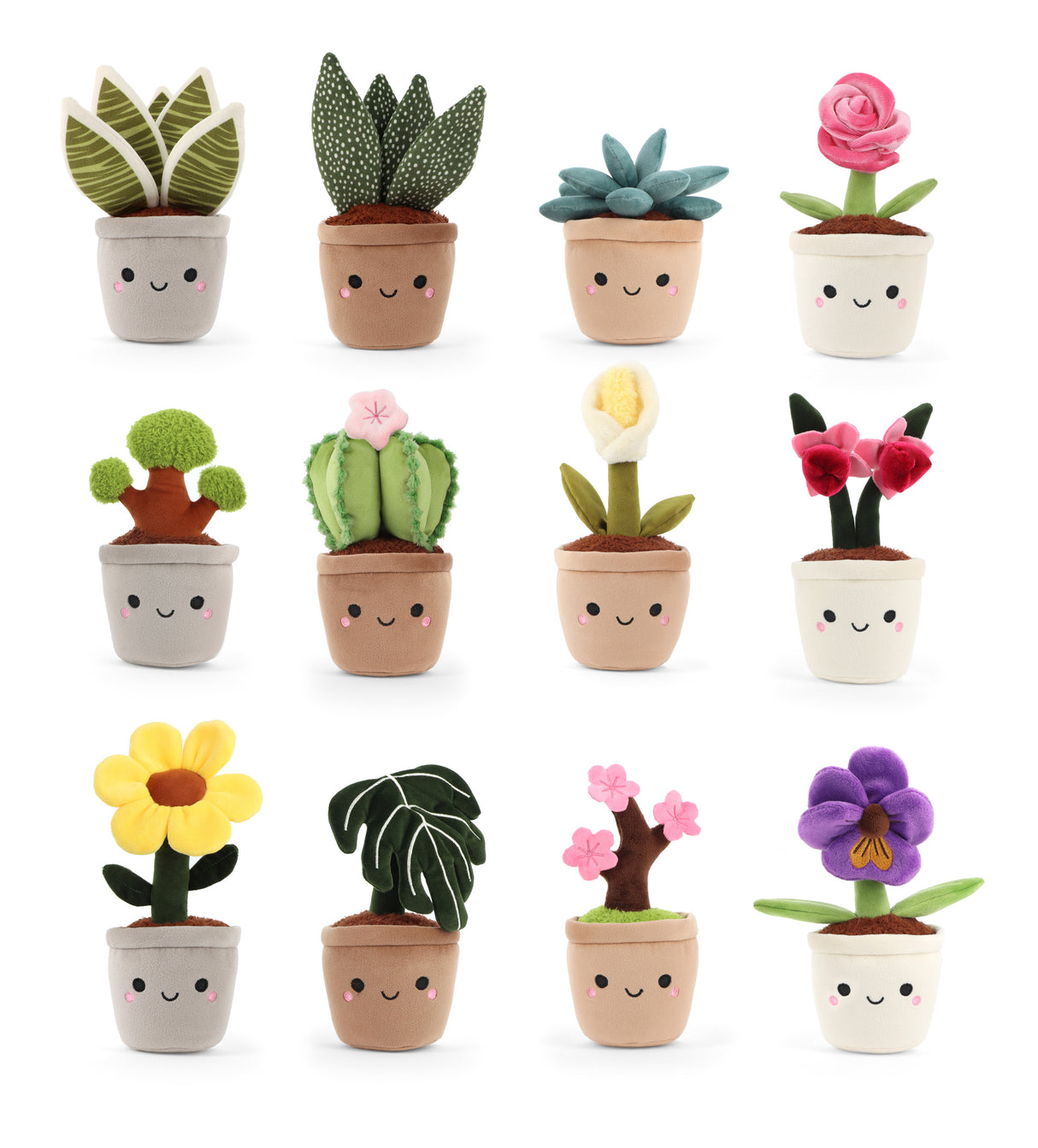 Keel Toys Keeleco Botanical Garden Plants, 14 cm - 12 designs SE4950K