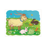 Dino Cube Puzzle 12 pc On The Farm 64136D