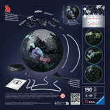 Ravensburger 3D Puzzle Ball Glow in the Dark 180 pc Astrology 115440V