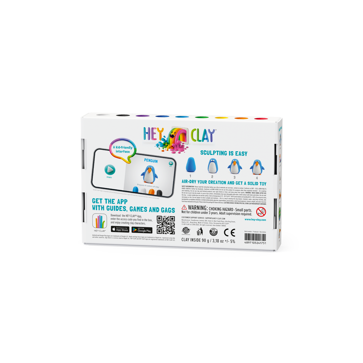 HEY CLAY Modeling Clay Birds Selection 2 60026E