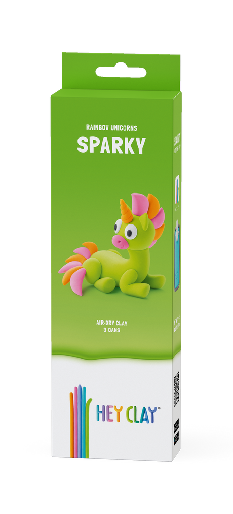 HEY CLAY Modeling Clay Unicorn Sparky 3 pc 30139E