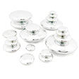 TTS Sensory Mirrored Stacking Pebbles 20pk - Silver EY04238B