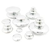 TTS Sensory Mirrored Stacking Pebbles 20pk - Silver EY04238B