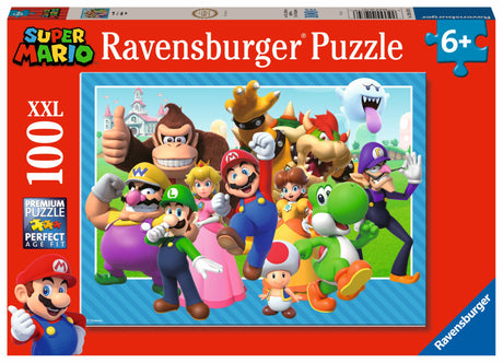 Ravensburger Puzzle 100 pc Super Mario Team 12001074V