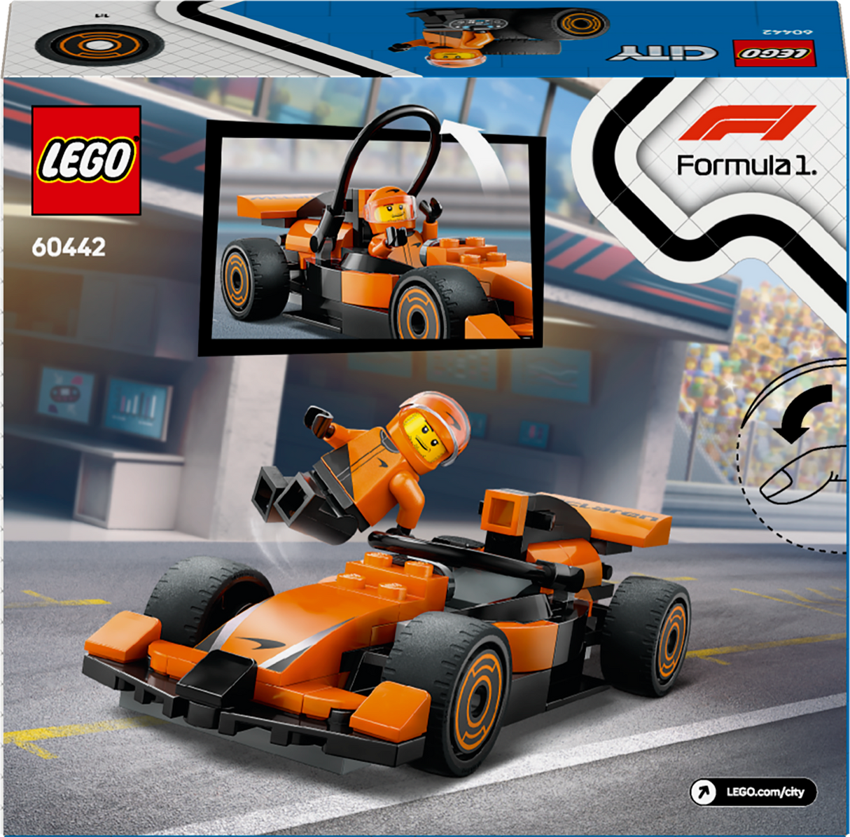 LEGO City F1 Driver with McLaren Race Car 60442L