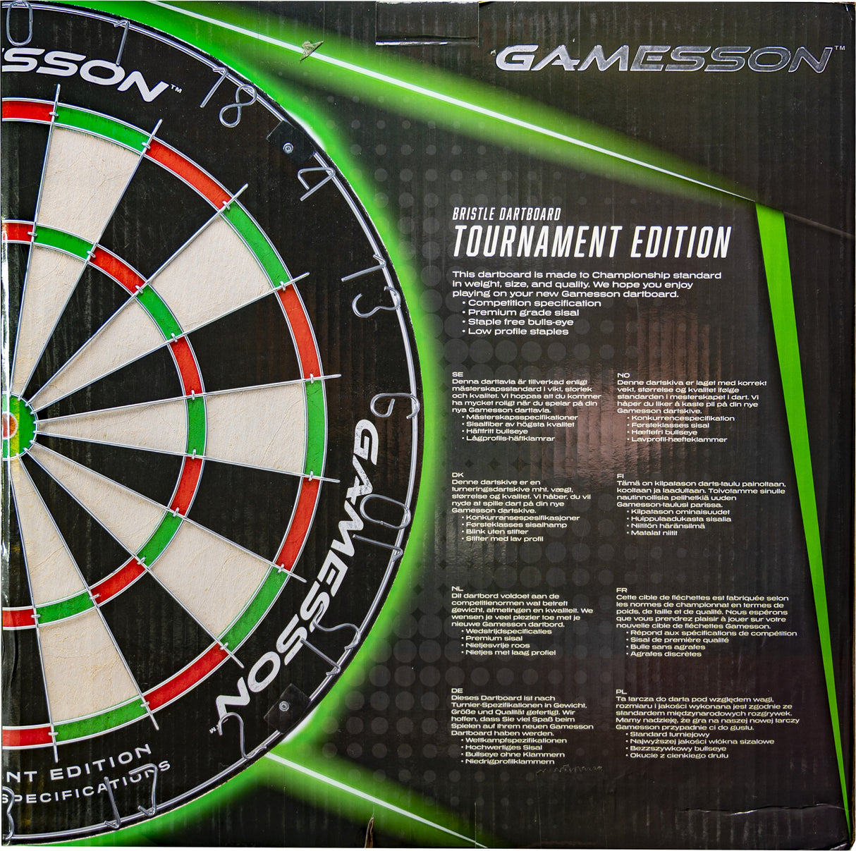 Gamesson Dartboard: Tournament Edition 111-4010