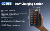USB Charging Station 150W 30-Port USB-C and USB-A B0FLCH1WYC