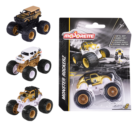 Majorette Monster Rockerz Golden 3 Difrent. 212054033B