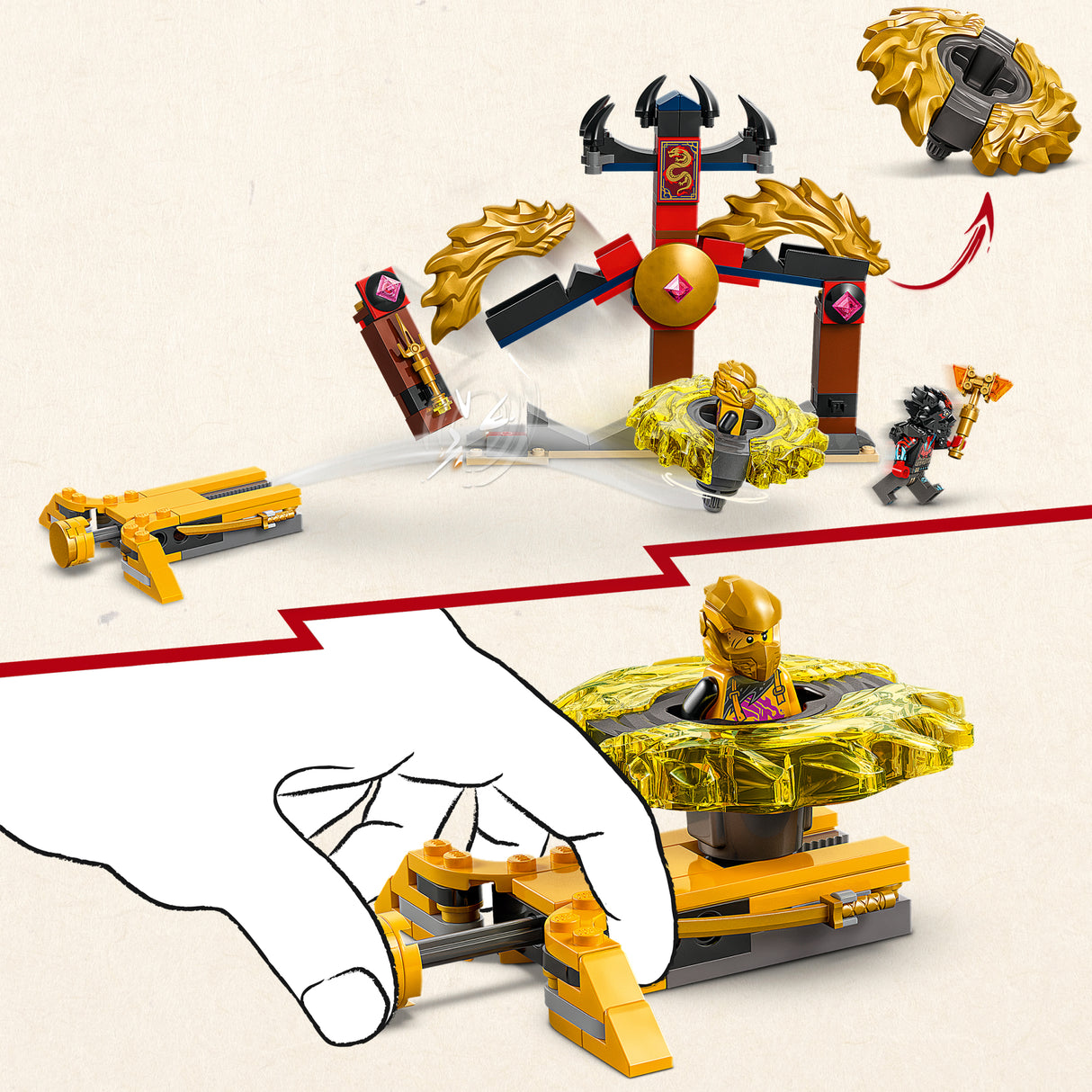 LEGO Ninjago Dragon Spinjitzu Battle Pack 71826L