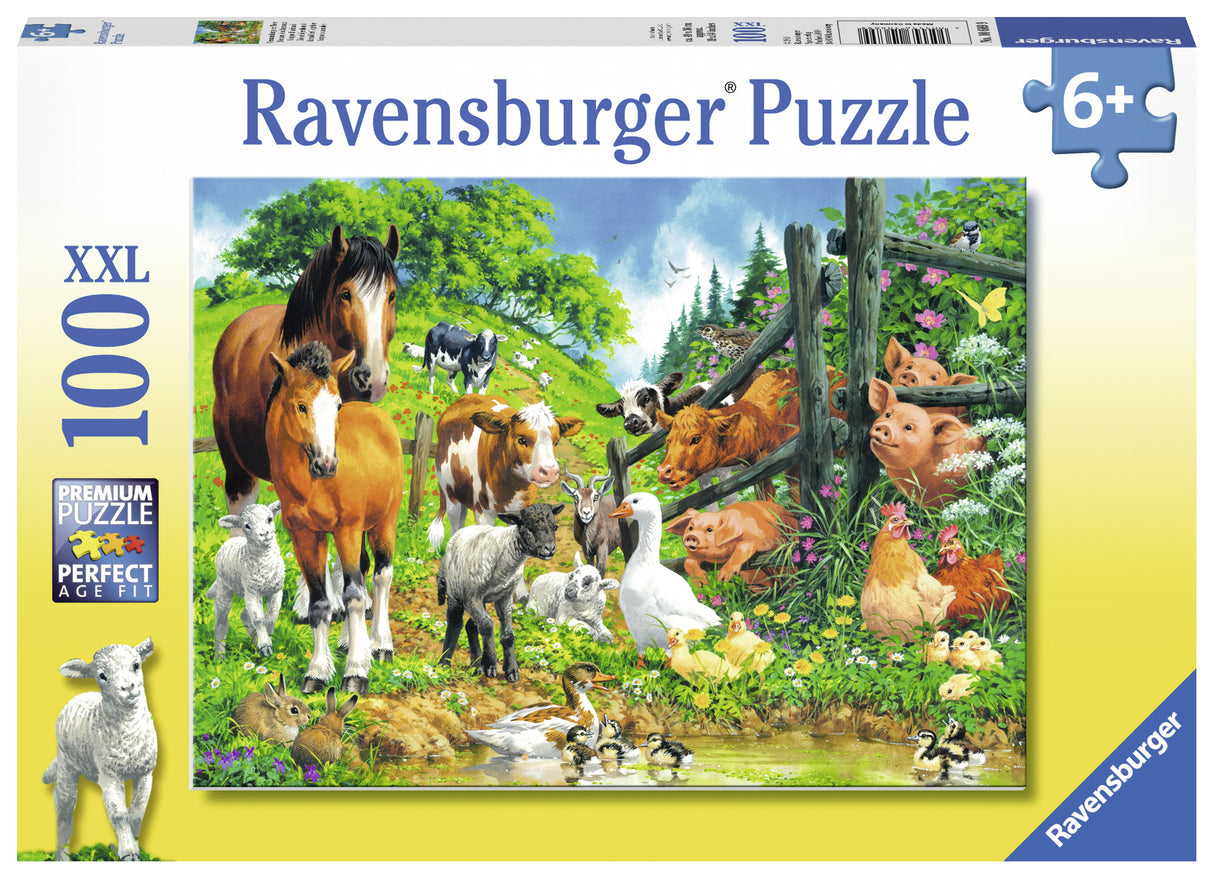 Ravensburger Puzzle 100 pc Animal Get Together 106899V
