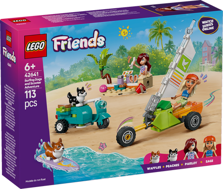 LEGO Friends Surfing Dogs and Scooter Adventure 42641L