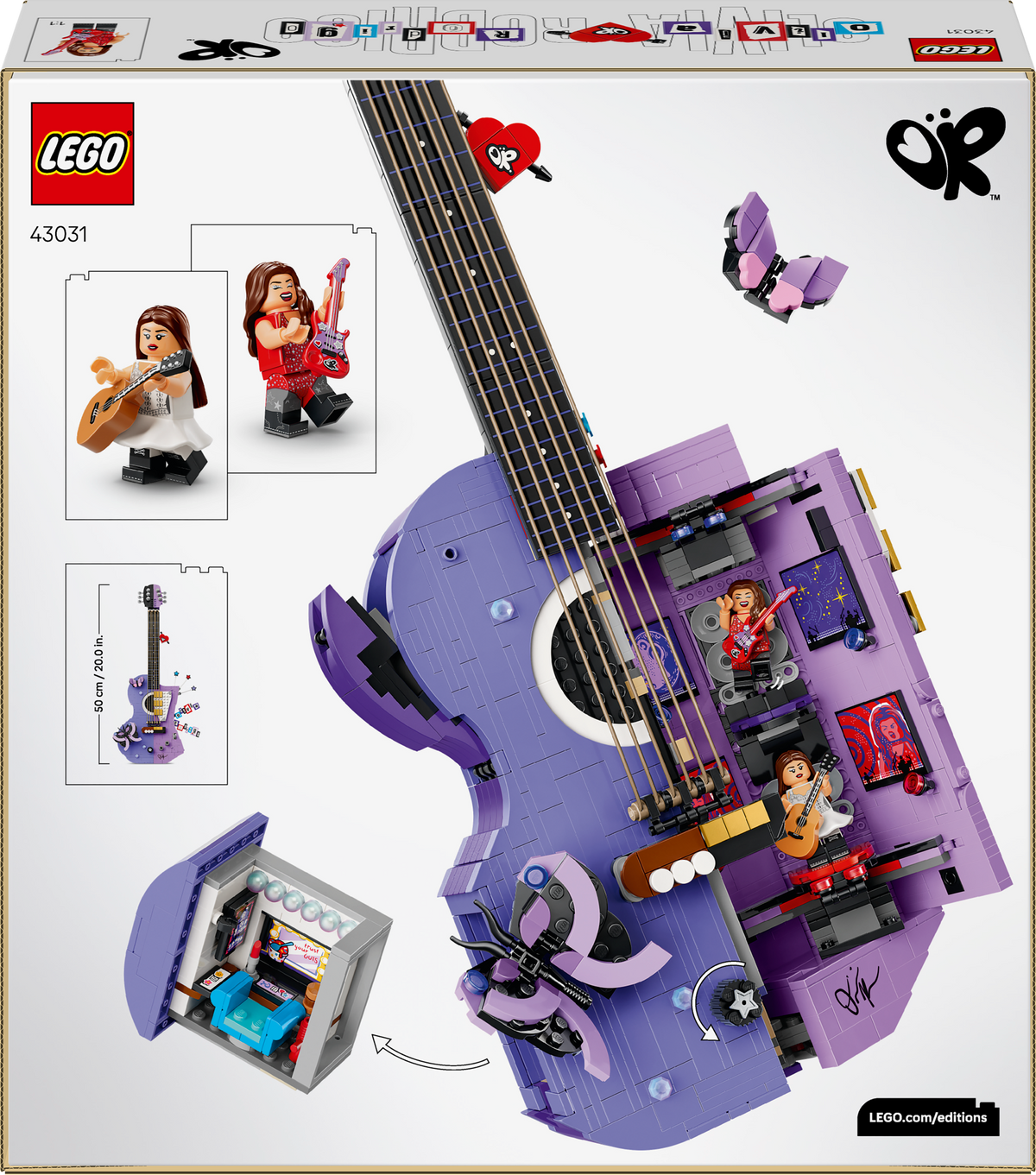 LEGO Editions Olivia Rodrigo’s Dual Guitar 43031L