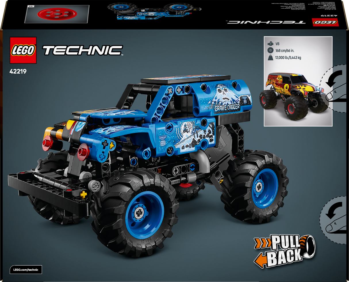 LEGO Technic Monster Jam Grave Digger Fire and Ice 42219L