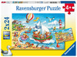 Ravensburger Puzzle 2x24 pc Seaside Holiday 078295V