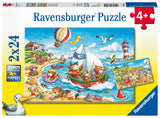 Ravensburger Puzzle 2x24 pc Seaside Holiday 078295V
