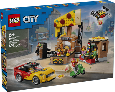 LEGO City Pizza Delivery Experience with Vehicles 60496L