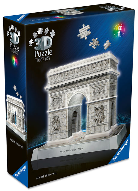 Ravensburger 3D Puzzle With LED Light: Arc de Triomphe 12008029V