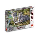 Dino Secret Puzzle 1000 Pieces: White Tiger 53326D