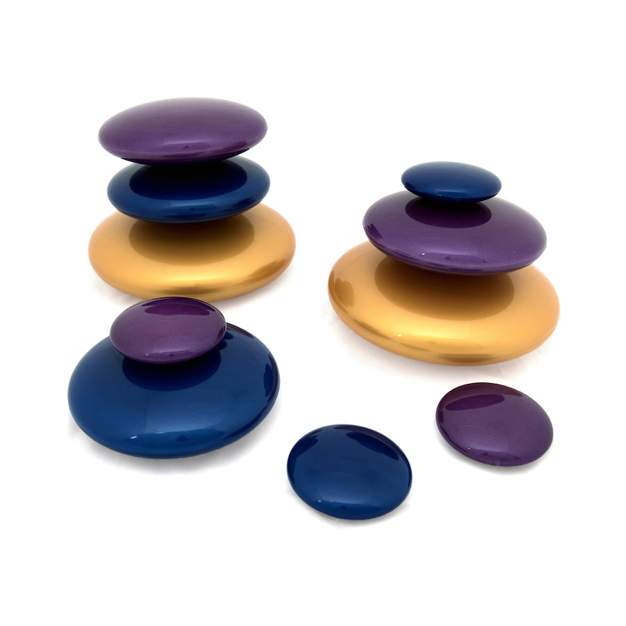 TTS Metallic Stacking Pebble Collection 10pk EY04676B