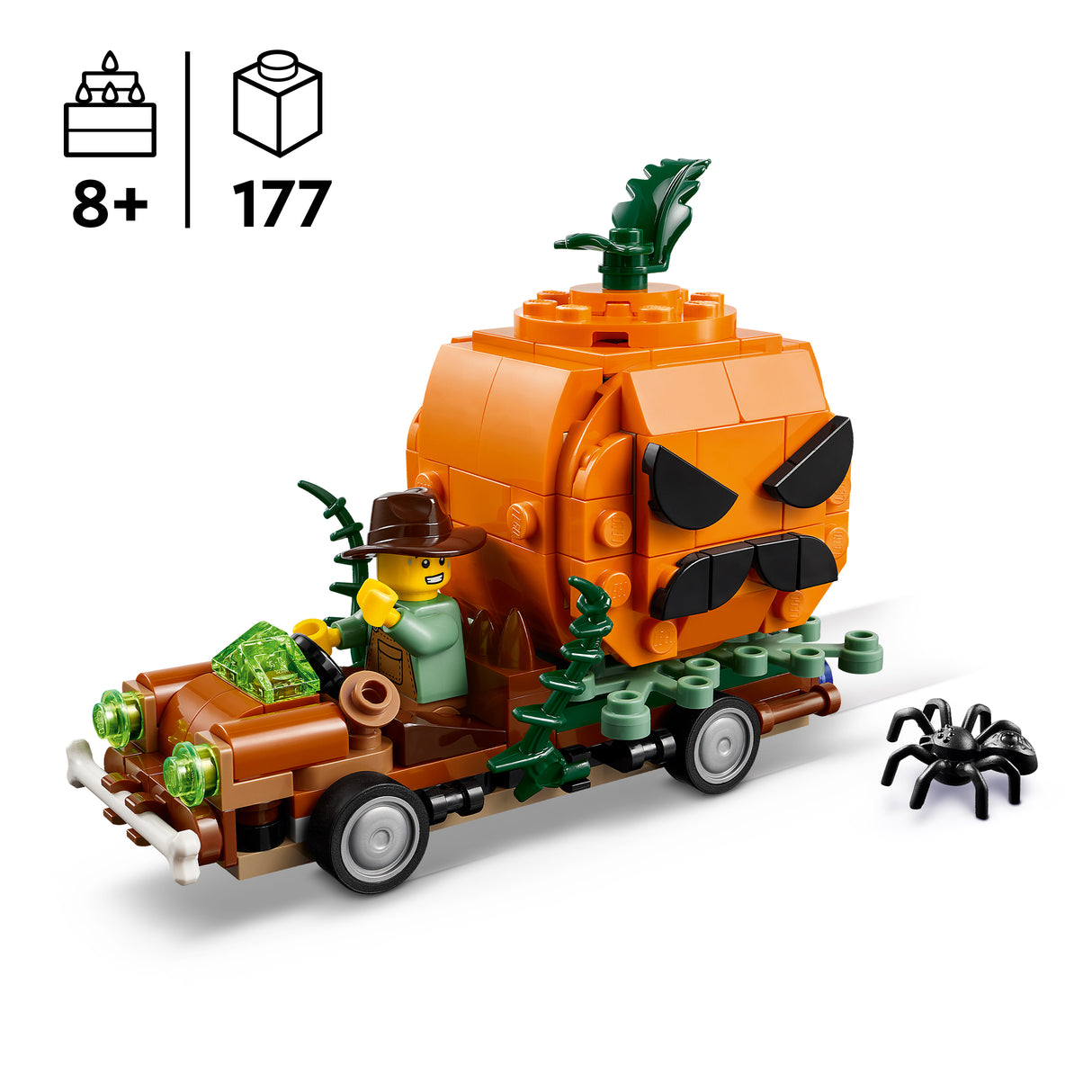 LEGO Iconic Jack-O'-Lantern Pickup Truck 40822L