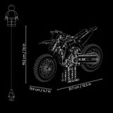 LEGO Technic Ducati Desmo450 MX Factory Motorcycle 42238L