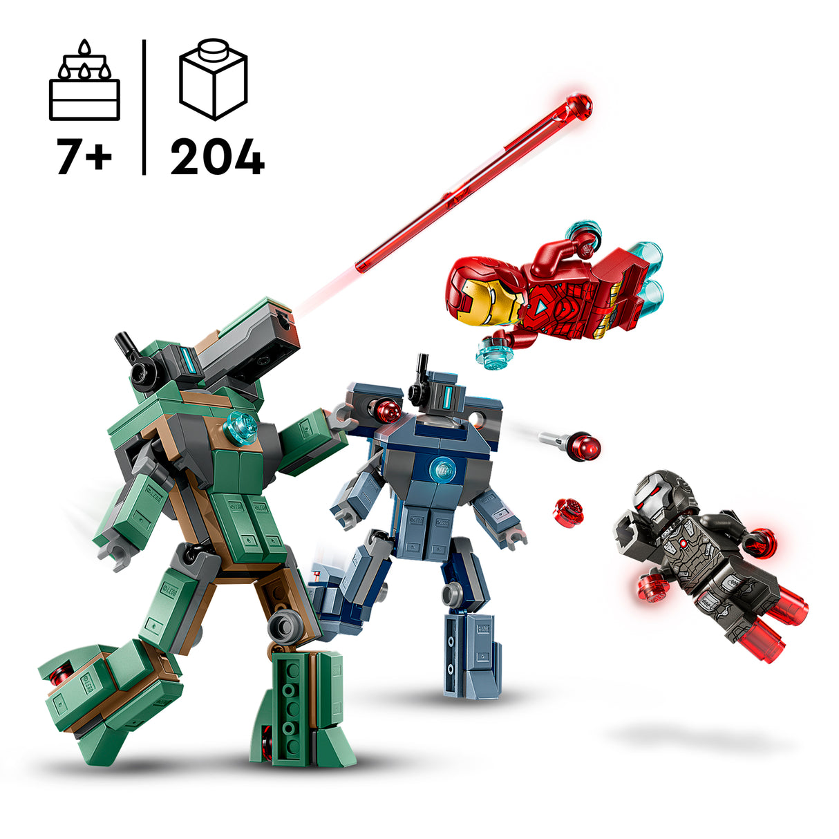 LEGO Super Heroes Iron Man & War Machine vs. Hammer Drones 76320L