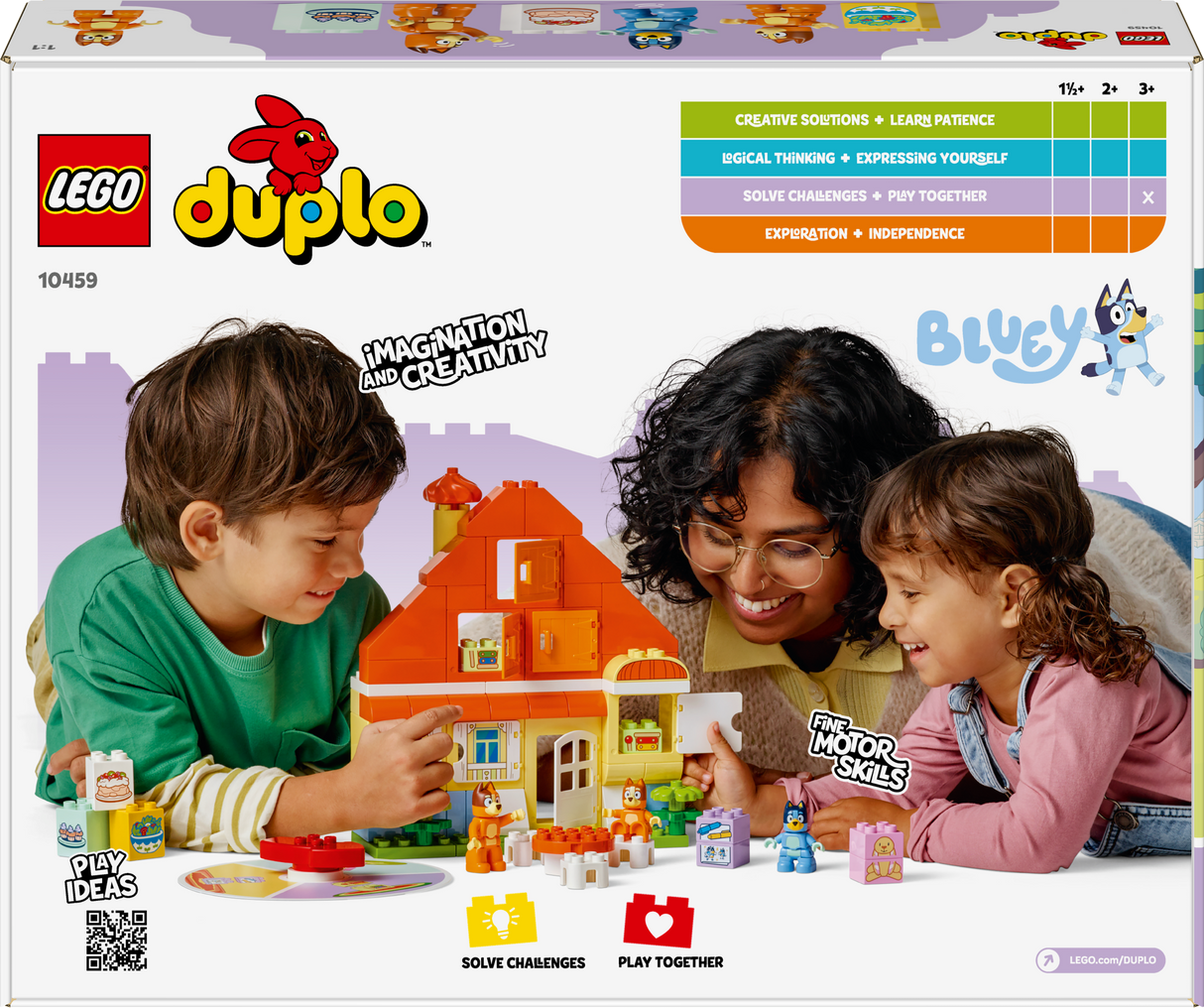 LEGO DUPLO Bluey's Family House with Memory Game 10459L