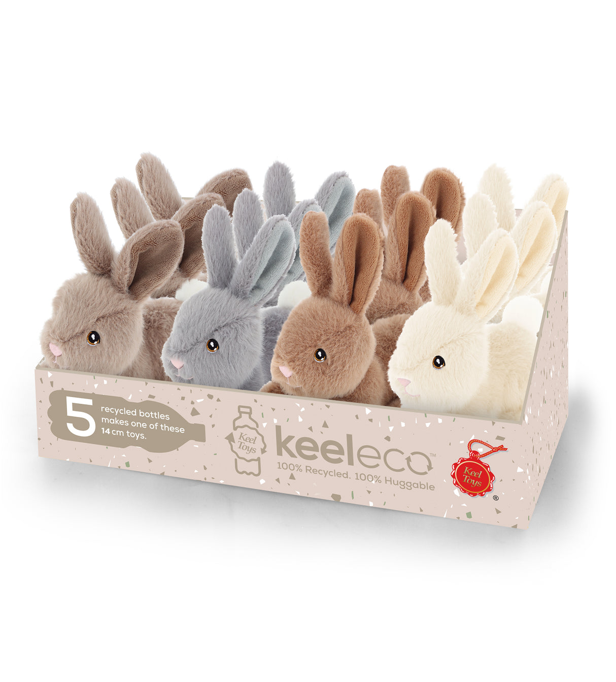 Keel Toys Keeleco Bunny Pets 14 cm - 4 different SE3706K