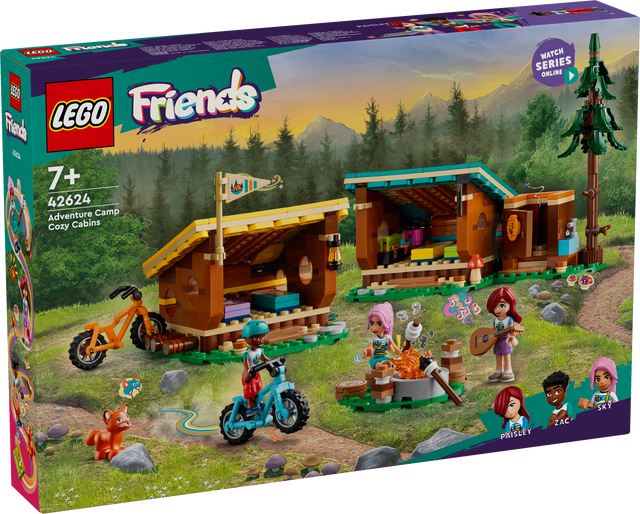 LEGO Friends The comfortable cabins of the adventure camp 42624L