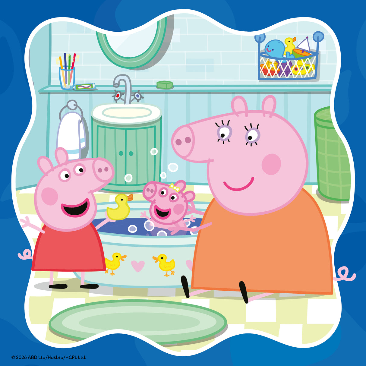 Ravensburger Puzzle 3x49 Pieces: Peppa Pig With Family 12004288V