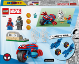 LEGO Spidey on his Motorcycle vs. Rhino 11206L