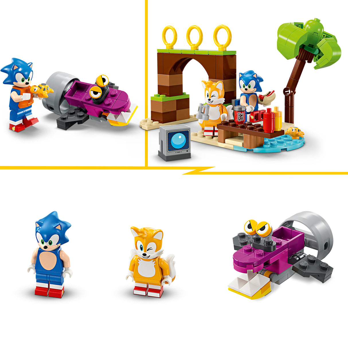 LEGO Sonic the Hedgehog Tails' Adventure Boat 76997L