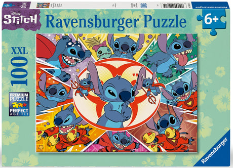 Ravensburger puzzle 100 pc Stitch's Many Faces 12001071V