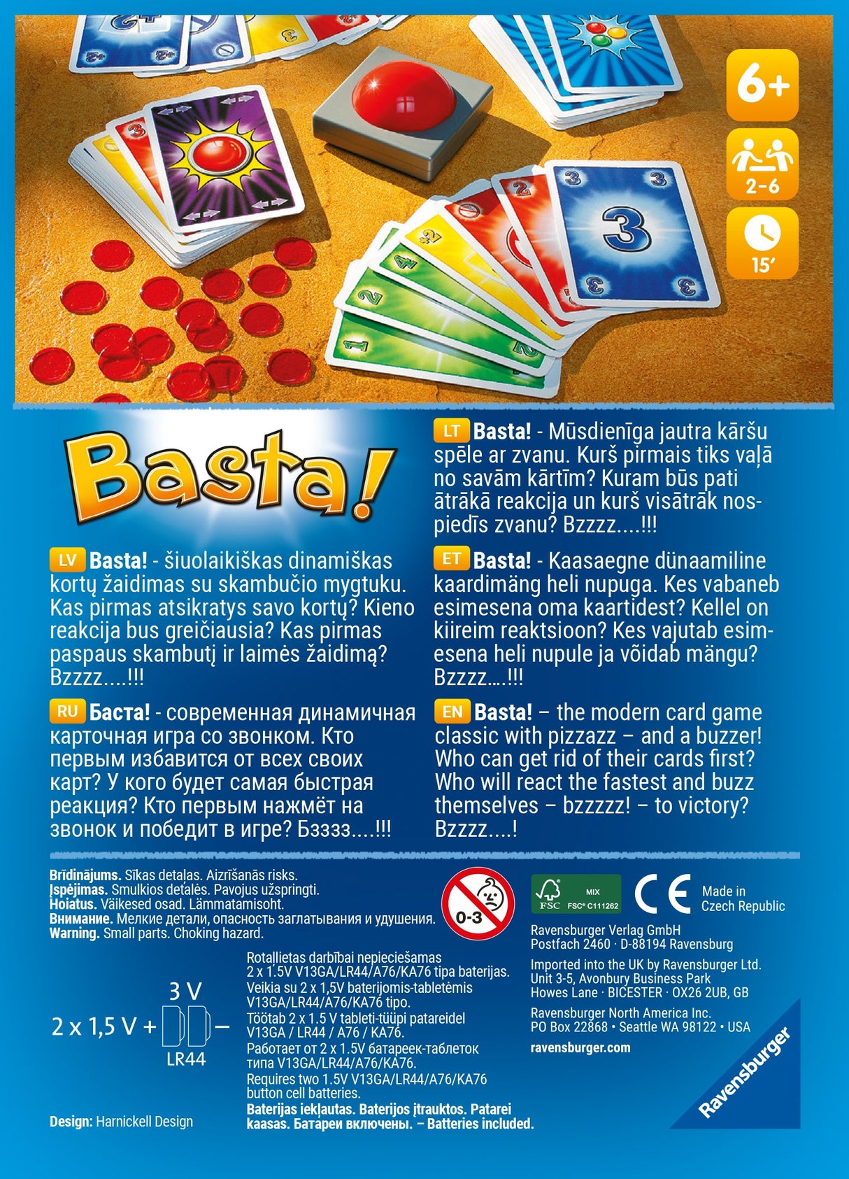 Ravensburger A Card Game Basta 26734U